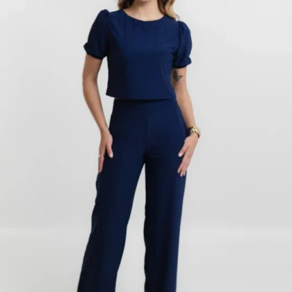 Conjunto Cecília Azul Marinho - Mari Amaral